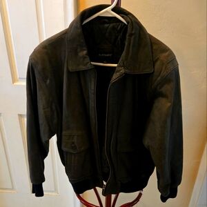 🐧 Rafferty Men's Faded Black Vintage Genuine Leather Jacket